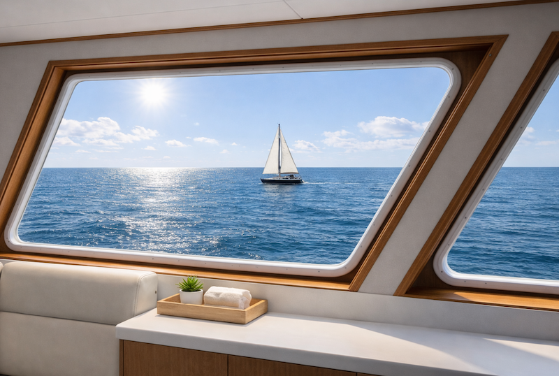 custom window with clear pane custom window with clear pane